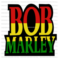 Bob Marley DTF Transfer