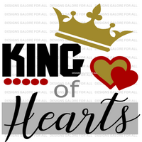 King Of Hearts DTF Transfer